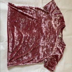 Velvet Crop Tee